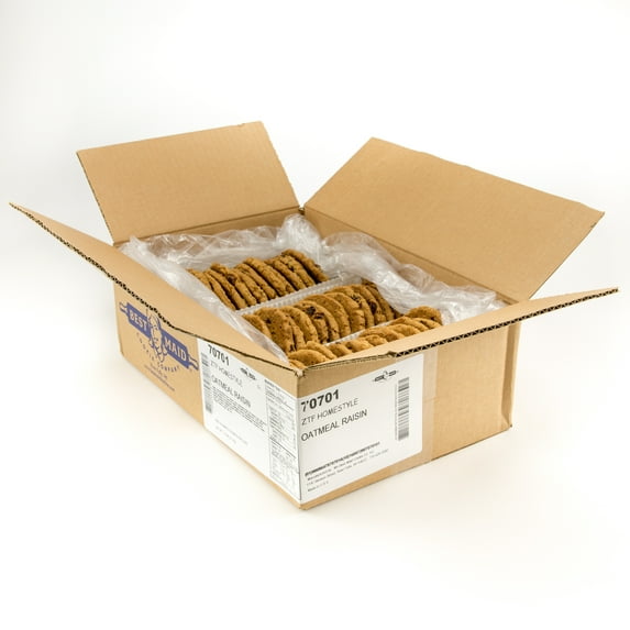 Best Maid Thaw and Serve Oatmeal Raisin Cookie, 2 Ounce - 48 per case.