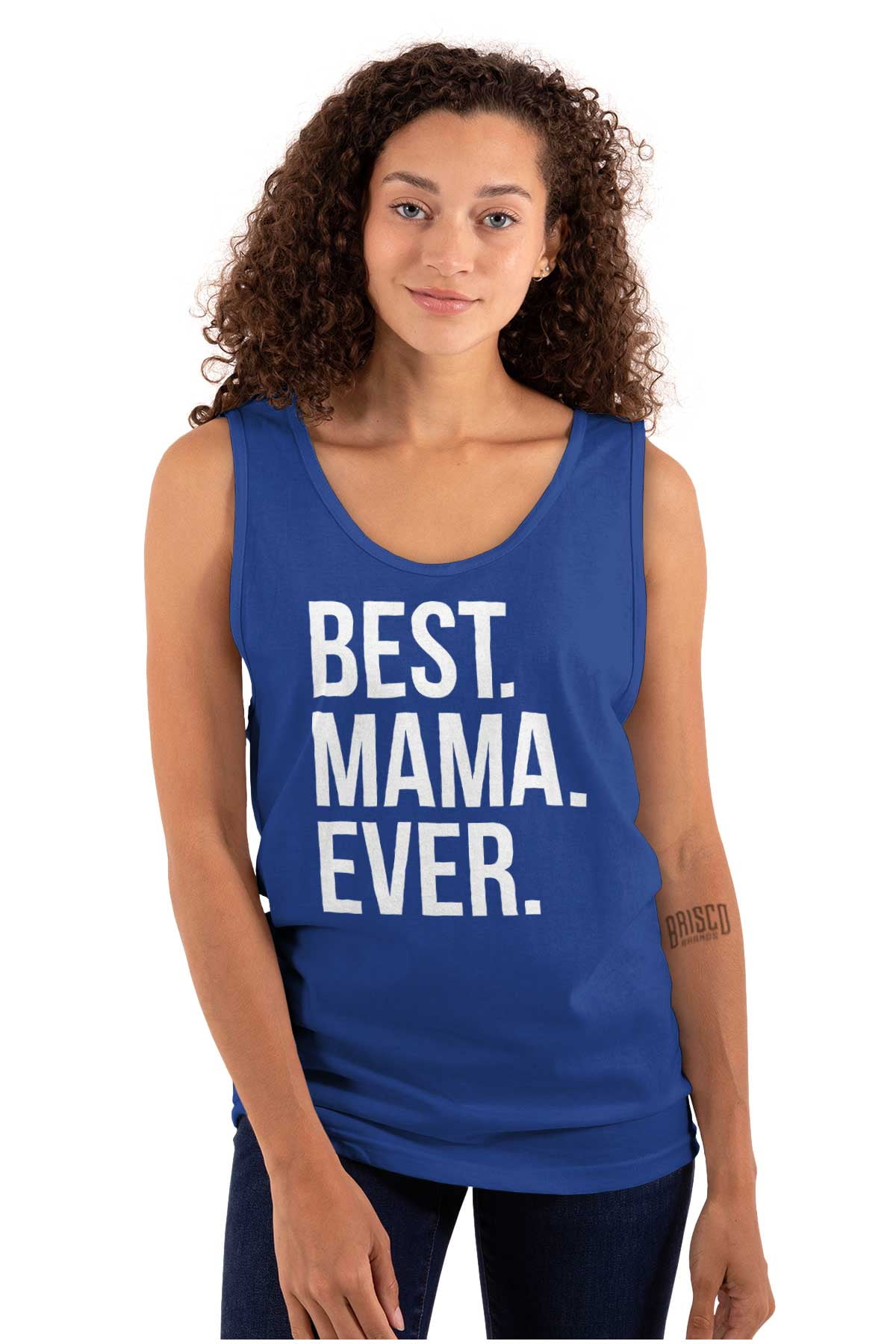 Best Mama Ever Mom Mommy Mothers Day Tank Top Tee Shirt Women Brisco ...