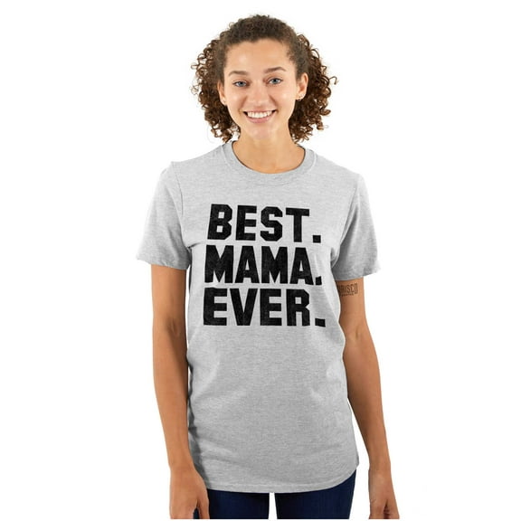 Best Mama Ever Mothers Day Present Women's Plus Size Graphic Tee Brisco Brands 2X