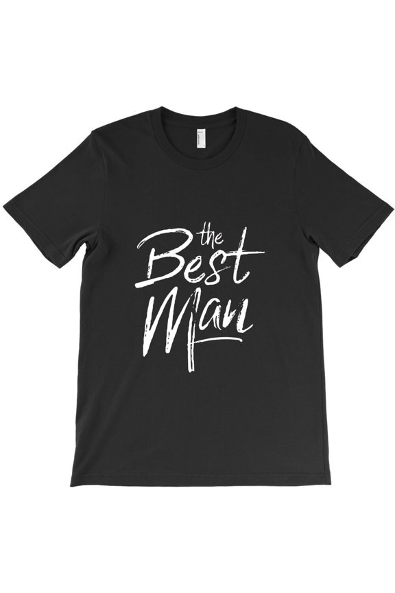 Best Man Matching Party Groomsman Group, Wedding Humor Graphic G22689 Unisex T-Shirt, Up to Size 5XL