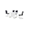 thumbnail image 1 of Best Master Bono 5-Piece Modern Solid Wood Dining Set in Gray, 1 of 4