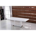 thumbnail image 1 of Best Master England Modern Solid Wood Dining Table in White Lacquer, 1 of 3