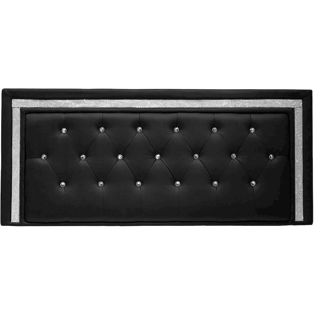 Best Master Faux Leather Headboard, Full/Queen Size, Tufted with