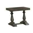 thumbnail image 1 of Best Master Furniture Amy 27" Transitional Wood End Table in Dove Gray, 1 of 3