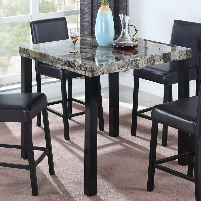 Faux marble dining table walmart best sale