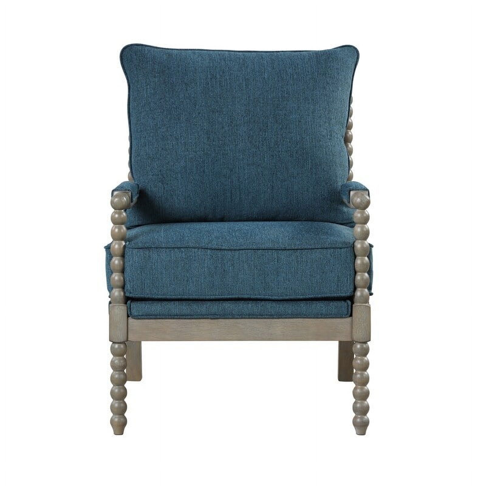 Best Master Furniture Boswell Retro Vintage Wood Frame Armrest Accent