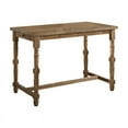 thumbnail image 1 of Best Master Furniture Eva 55" Wood Counter Height Dining Table in Oak, 1 of 2