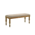 thumbnail image 1 of Best Master Furniture Huntington Transitional Dining Bench with Cushioned Seating, Antique Natural Oak, 1 of 4