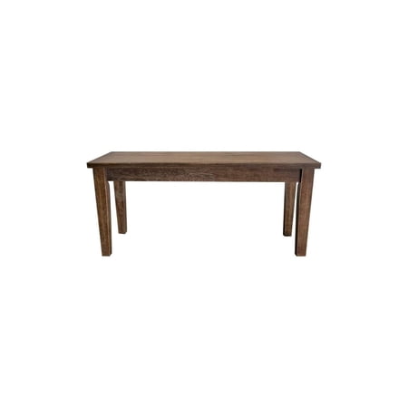 Best Master Furniture Rectangle Wood Transitional Dinning Bench with Antique Finish, Natural Oak