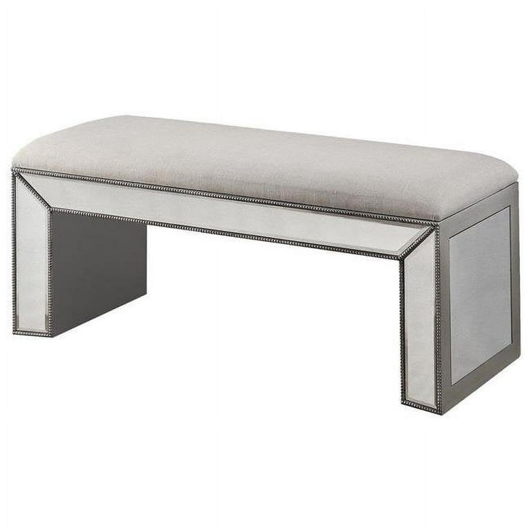 Mirrored bench for bedroom deals