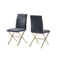 thumbnail image 1 of Best Master Furniture Timber 20.5" Faux Leather Dining Chair in Gray (Set of 2), 1 of 5