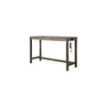 thumbnail image 1 of Best Master Furniture Yosef Rectangular Transitional Wood Bar Table in Charcoal, 1 of 2