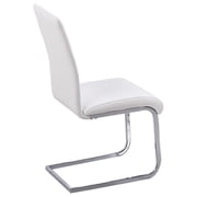 Best Master Furnitures Mirage Faux-Leather Dining Chairs Set of 2