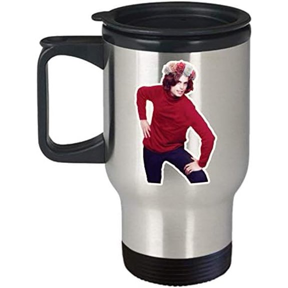 for Best Matthew Gray Gubler Floral Cup (Travel) Criminal Minds Tv Show Spencer Reid Decor Shirt Accessories Merchandise Decal Funny Mom Coffee Mug Gift 14 oz