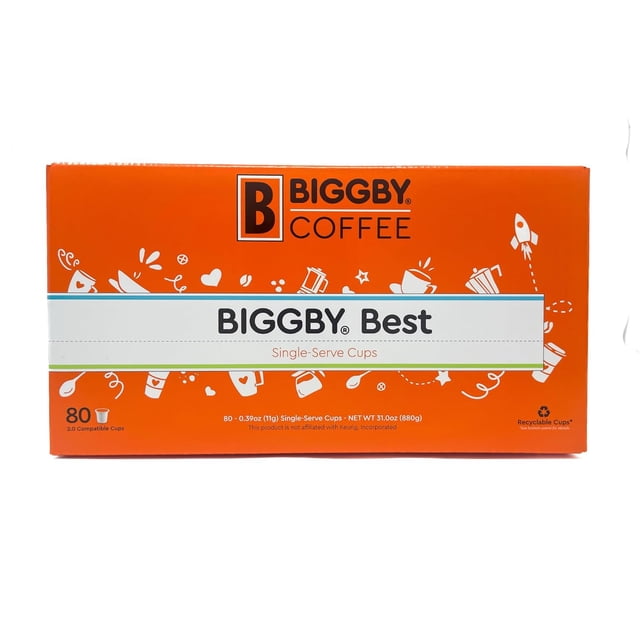 Best Medium Roast Single Serve Coffee Pods, 80 Count Box, 2.0