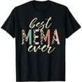 thumbnail image 1 of Best Mema Ever Gifts Leopard Print Mothers Day T-Shirt, 1 of 3