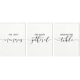 thumbnail image 1 of The Best Memories Are Made Gathered Around The Table Kitchen Wall Decor: Farmhouse Kitchen Wall Art Prints Minimalist Aesthetic Modern Dining Room Pictures Wall Decor(12x16 inch,Set of 3), 1 of 7