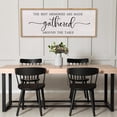 thumbnail image 1 of The Best Memories Are Made Gathered Around The Table Sign Wall Art Decor 32 x 12 Inch Dining Room Large Rustic Farmhouse Wood Framed Kitchen Home Wall Hanging Decoration (Black), 1 of 14