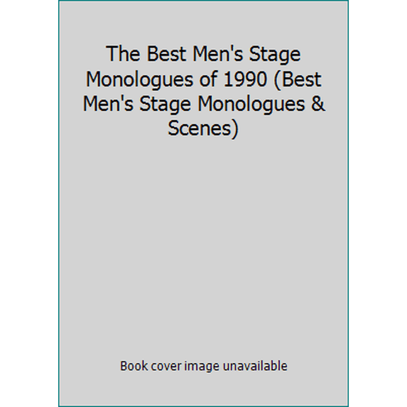 Pre-Owned The Best Mens Stage Monologues of 1990 Paperback Beard, Jocelyn A.
