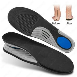 Orthotic 3/4 Leather Shoe Insoles Inserts for Women, Reduce