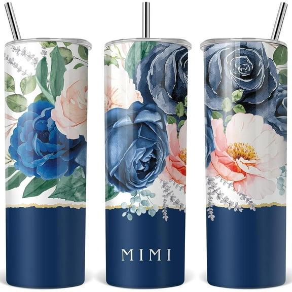 Best Mimi Gifts for Grandma, Mimi Mother''s Day Christmas Birthday Gifts from Grandson Granddaughter - 20oz Mimi Tumbler Gifts with Lid & Straw