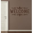 thumbnail image 1 of Best Modern Wall Decor Welcome Home Vinyl Letters Decal Home Sticker Art 36x20-Inch Chocolate Brown, 1 of 1