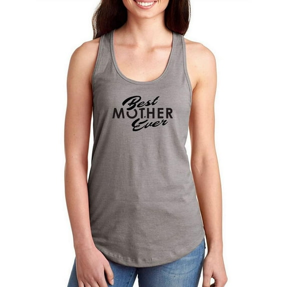 Best Mom Ever Bold Racerback Tank Women -Image by Shutterstock, Female Large