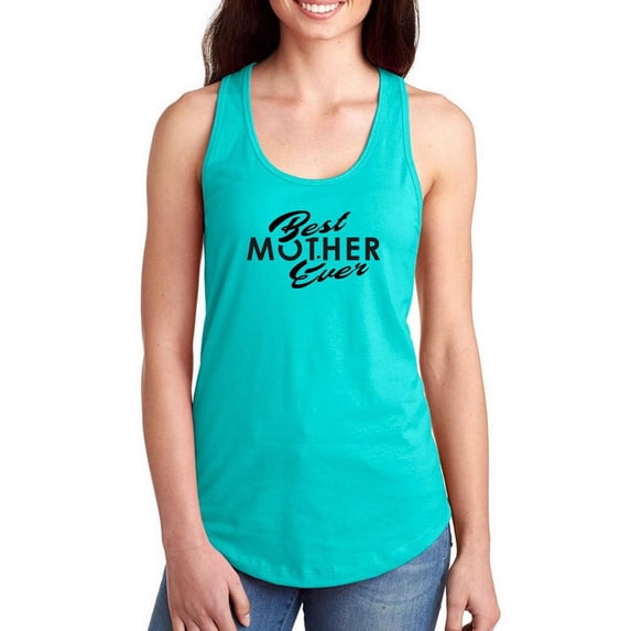 Best Mom Ever Bold Racerback Tank Women -Image by Shutterstock, Female x-Small