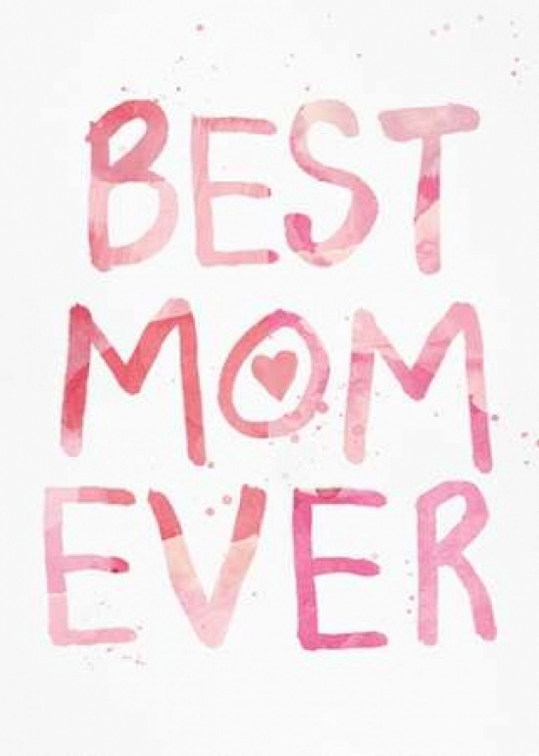 Best Mom Ever Canvas Art - Linda Woods (20 x 28)