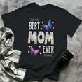 thumbnail image 1 of Best Mom Ever Colored Butterfly Mother's Day, 2X-Large, Black, 1 of 2