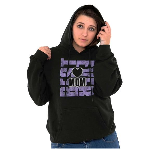 Best Mom Ever Cool Cute Mothers Day Women Plus Size Graphic Pullover Hoodie Brisco Brands 2X