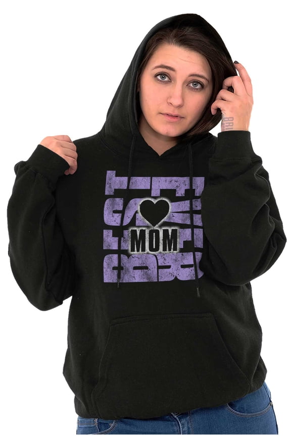 Best Mom Ever Cool Cute Mothers Day Women Plus Size Graphic Pullover Hoodie Brisco Brands 3X