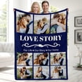 thumbnail image 1 of Best Mom Ever Custom Blanket, Birthday Gifts for Mom from Daughter Son with Pictures, Customized Photo Collage Mother Blankets Wife Birthday Gifts, Personalized Flannel Blanket with Photo as a Gift, 1 of 6