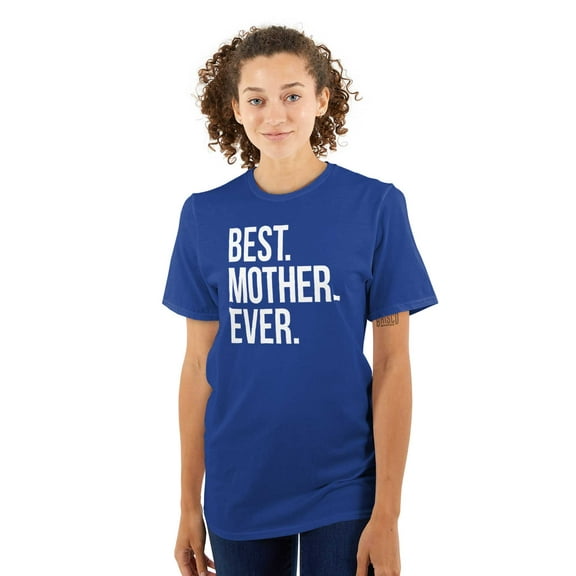 Best Mom Ever Cute Happy Mothers Day Women's Plus Size Graphic Tee Brisco Brands 3X