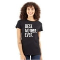 thumbnail image 1 of Best Mom Ever Cute Happy Mothers Day Womens Slim Fit Graphic Tee Brisco Brands S, 1 of 5