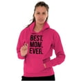 thumbnail image 1 of Best Mom Ever Mama Mors Day Relative Women Plus Size Graphic Pullover Hoodie Brisco Brands 2X, 1 of 3