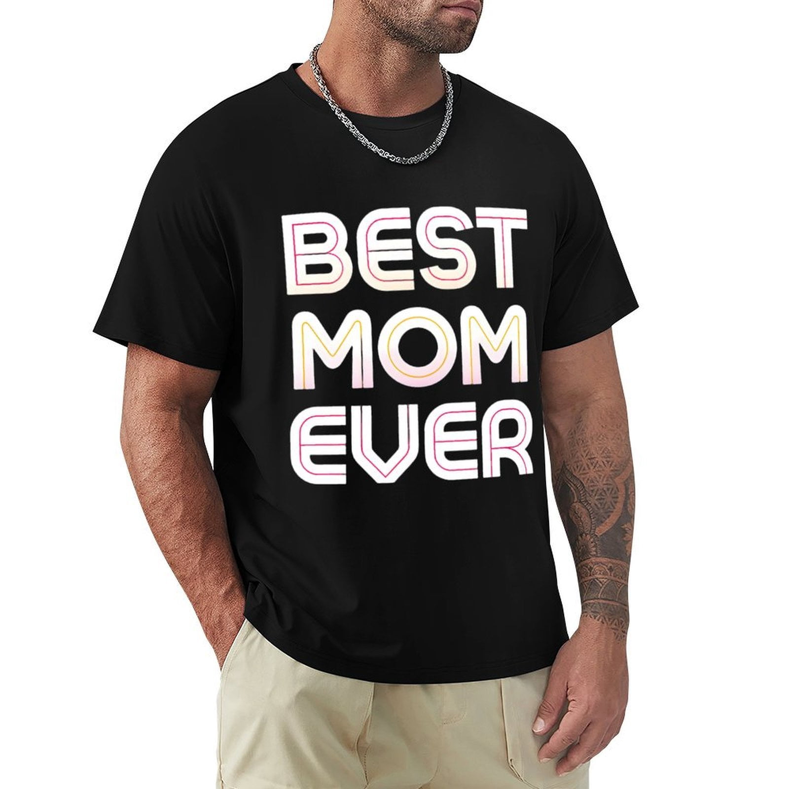 Best Mom Ever Men s HD Print Classic Short Sleeve T Shirts Black XX best-mom-ever-men-s-hd-print-classic-short-sleeve-t-shirts-black-xx