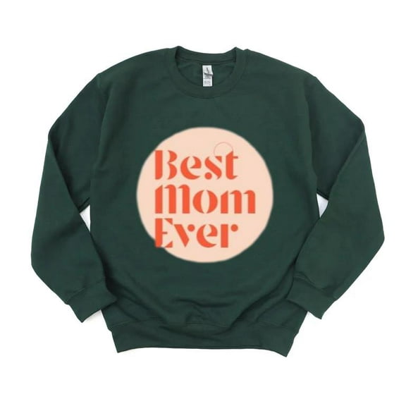 Best Mom Ever Minimalist Mother's Day Gift Statement Love Cute Mom Sweatshirt, for men & women, up to size 5XL