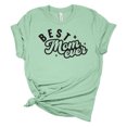 thumbnail image 1 of Best Mom Ever Mother's Day Women's Short Sleeve T-shirt Graphic Tee-Mint-medium, 1 of 4