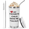 thumbnail image 1 of Best Mom Ever Mug, Best Dad Ever Tumbler, Father''s Day Gifts for Dad Men, Mother''s Day Gift for Mom Women from Daughter Son, Gifts for Grandpa Husband Wife Uncle- Tumbler 20 OZ, 1 of 6