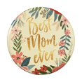 thumbnail image 1 of Best Mom Ever Pretty Flowers Mother's Day Pinback Button Pin, 1 of 5