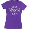 thumbnail image 1 of Best Mom Ever Printed T-shirt Mom Lady Mothers Day Gift Tee Color Purple 2X-Large, 1 of 2