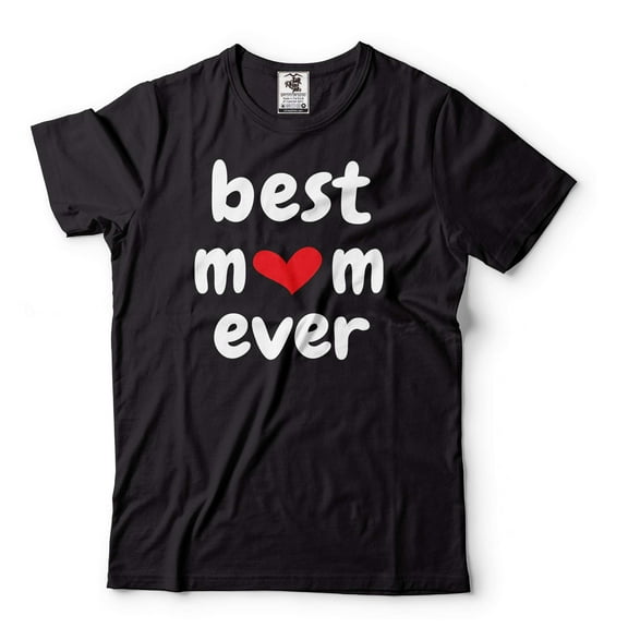 Best Mom Ever Shirt Cute Mom Shirt Mother Shirts Mother's Day Gifts Gift For Women Mom Gifts (5X-Large Black)