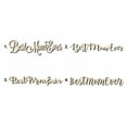 thumbnail image 1 of Best Mom Ever Sign Unfinished Wood Cutout Home Decor DIY Option 1- 42" Wide / 1/2", 1 of 3