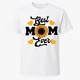 thumbnail image 1 of Best Mom Ever Sunflower Graphic T-Shirt, Unisex Classic Fit Tee, 1 of 9