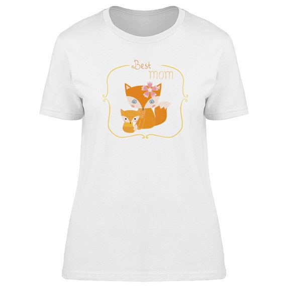 Best Mom Fox Doodles Tee Women's -Image by Shutterstock