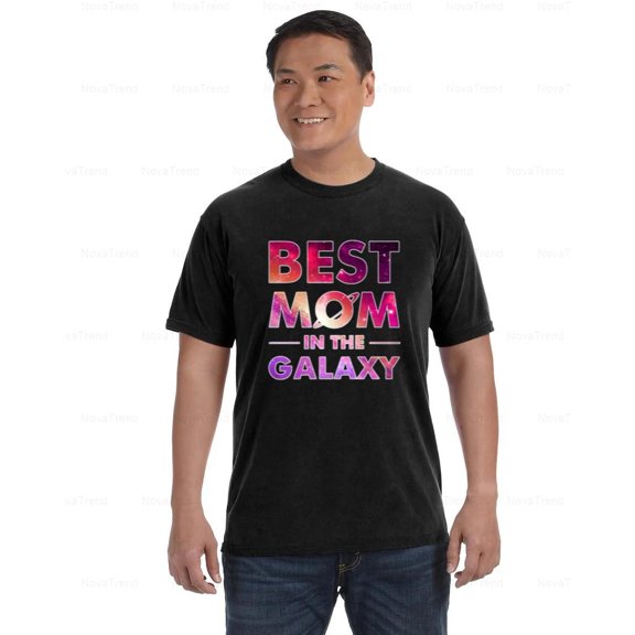 Best Mom In The Galaxy Comfort Coler T-Shirt for Mother's Day Fun, Unisex, up to size 4XL