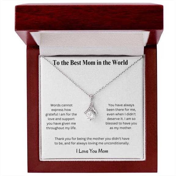 Best Mom In The World Alluring Beauty White