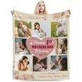thumbnail image 1 of Best Mom Photo Custom Blankets With Photos And Name, Mom Christmas Photo Gift, Personalized Mom Birthday Gifts, We Love You Mom Blanket, 1 of 6