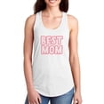 thumbnail image 1 of Best Mom Pink Bold Text Racerback Tank Women -Image by Shutterstock, Female x-Large, 1 of 4